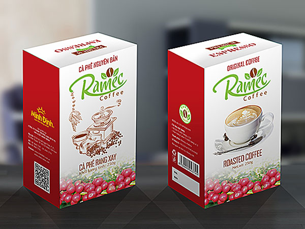 Mẫu bao bì đẹp được thiết kế ấn tượng in trên giấy cao cấp